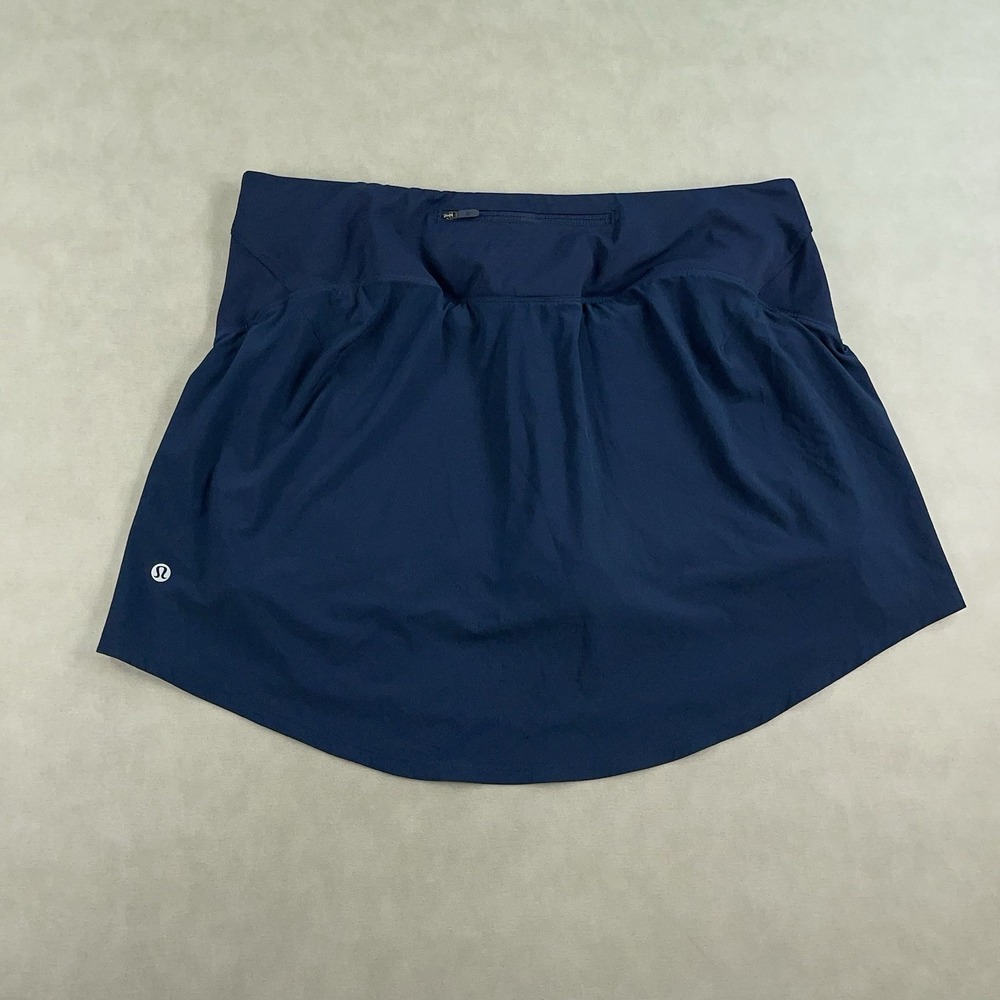 Lululemon Lightweight High-Rise Tennis Skirt Navy Blue Women's Size 14
